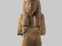 Aeg H 21  Aeg H 21, Neues Reich, Uschebti, Holz, H 22,2 cm, B 7,0 cm, T 4,2 cm : Bestandskatalog €gypten, Museumsfoto: Claus Cordes